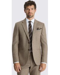 Moss - Slim Fit Twill Tweed Suit Jacket - Lyst
