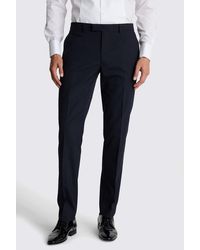 Moss - Slim Fit Midnight Dress Trousers - Lyst