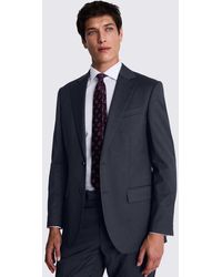 Moss - Regular Fit Ink Stretch Suit Jacket - Lyst