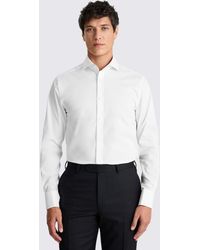 Moss - Tailored Fit Stretch Shirt - Lyst