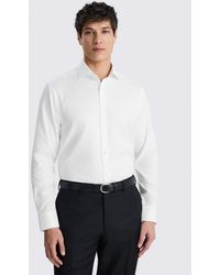 Moss - Regular Fit Dobby Cotton Shirt - Lyst