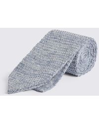 Moss - Linen Knitted Tie - Lyst