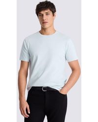 Moss - Light Cotton Crew-Neck T-Shirt - Lyst