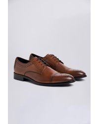 John White - Lucan Tan Brogue Shoes - Lyst