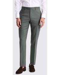 Barberis - Italian Tailored Fit Khaki Trousers - Lyst