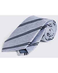 Moss - Light & Silk Stripe Tie - Lyst