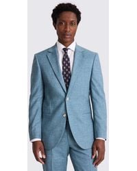 Moss - Tailored Fit Slub Suit Jacket - Lyst