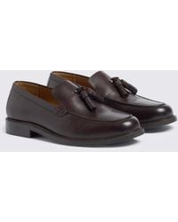 Moss - Finchley Leather Loafers - Lyst