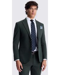 Moss - Slim Fit Dark Puppytooth Suit Jacket - Lyst