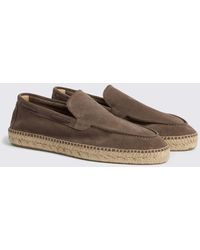 Moss - Taupe Suede Espadrille - Lyst