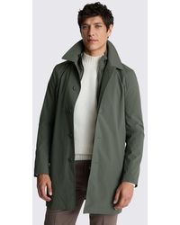 Moss - Khaki Raincoat With Removable Insert - Lyst