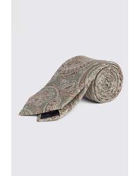 Tessitura bottinelli - Bottinelli Sage Silk Paisley Tie - Lyst