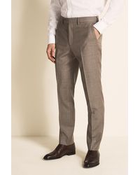 Ted Baker Wool Tailored Fit Navy Pindot 