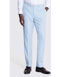 Moss - Slim Fit Light Donegal Trousers - Lyst