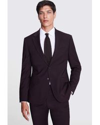DKNY - Slim Fit Claret Suit Jacket - Lyst