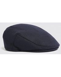 Moss - Melton Wool Flat Cap - Lyst
