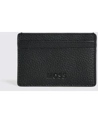 Moss - Grained Leather Cardholder - Lyst