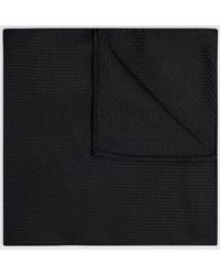 Silk semi plain - Silk Semi-Plain Pocket Square - Lyst