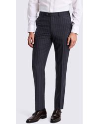 Barberis - Italian Tailored Fit Stripe Trousers - Lyst