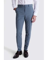 Moss - Tailored Fit Steel Performance Trousers - Lyst