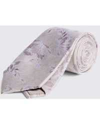 Moss - Dusty Floral Silk Tie - Lyst