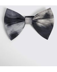 Moss - Midnight Macro Floral Oversized Bow Tie Made With Liberty Fabric - Lyst