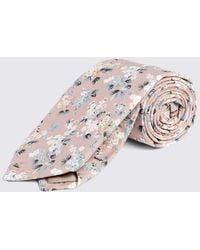 Liberty - Dusty Ditsy Floral Tie Made With Fabric - Lyst