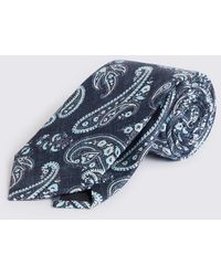 Tessitura bottinelli - Italian Paisley Silk Tie - Lyst