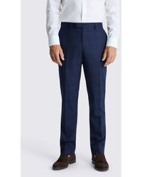 Moss - Slim Fit Check Trousers - Lyst