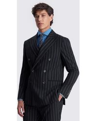 Moss - Tailored Fit Stripe Suit Jacket - Lyst