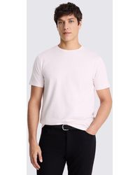 Moss - Light Cotton Crew-Neck T-Shirt - Lyst