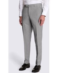 Moss - Tailored Fit Stretch Trousers - Lyst