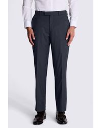 Moss - Regular Fit Ink Stretch Trousers - Lyst