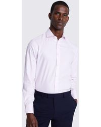 Moss - Tailored Fit Royal Oxford Non-Iron Shirt - Lyst