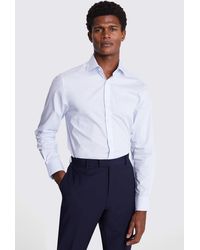 Moss - Tailored Fit Light Stretch Shirt - Lyst