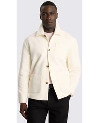 Moss - Italian Off- Moleskin Shacket - Lyst