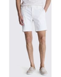 Moss - Slim Fit Off Stretch Chino Shorts - Lyst