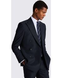 Moss - Tailored Fit Slub Suit Jacket - Lyst