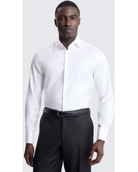 Moss - Premium Tailored Fit Twill Shirt - Lyst