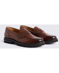 Moss - Camden Chestnut Chunky Loafers - Lyst