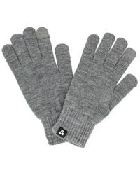 Jack & Jones Synthetic Gloves in Grey (Gray) for Men - Lyst