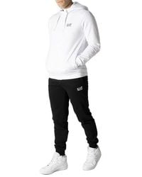 mens grey ea7 tracksuit