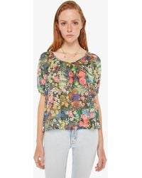 Mother - The Garden Party Peasant Pretty As A Picture Shirt - Lyst
