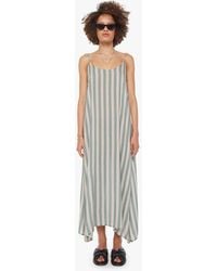 Natalie Martin - Heather Maxi Dress Thick Stripe Jade Skirt - Lyst