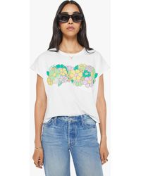 Mother - The Keep On Rolling Pocket T-Shirt Flower Patch - Lyst