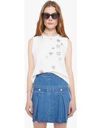 Mother - The Lil Goodie Chop Pin Point T-Shirt - Lyst