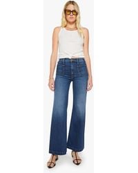 Mother - The Hustler Roller Patch Pocket Sneak Taking Chances Jeans - Lyst