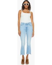 Mother - The Insider Crop Step Fray Beaming Jeans - Lyst