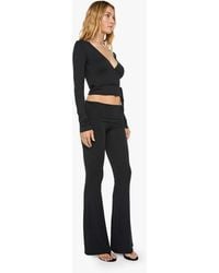 ÉTERNE - Foldover Flare Pants - Lyst