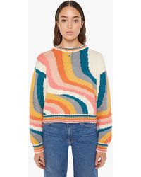 Mother - The Itsy Crop Jumper Hypnotize Me Sweater - Lyst